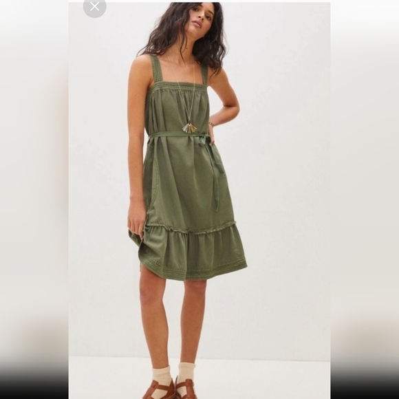Anthropologie Dresses & Skirts - ANTHROPOLOGY NWT MAREN COTTON MINI DRESS WITH BELT